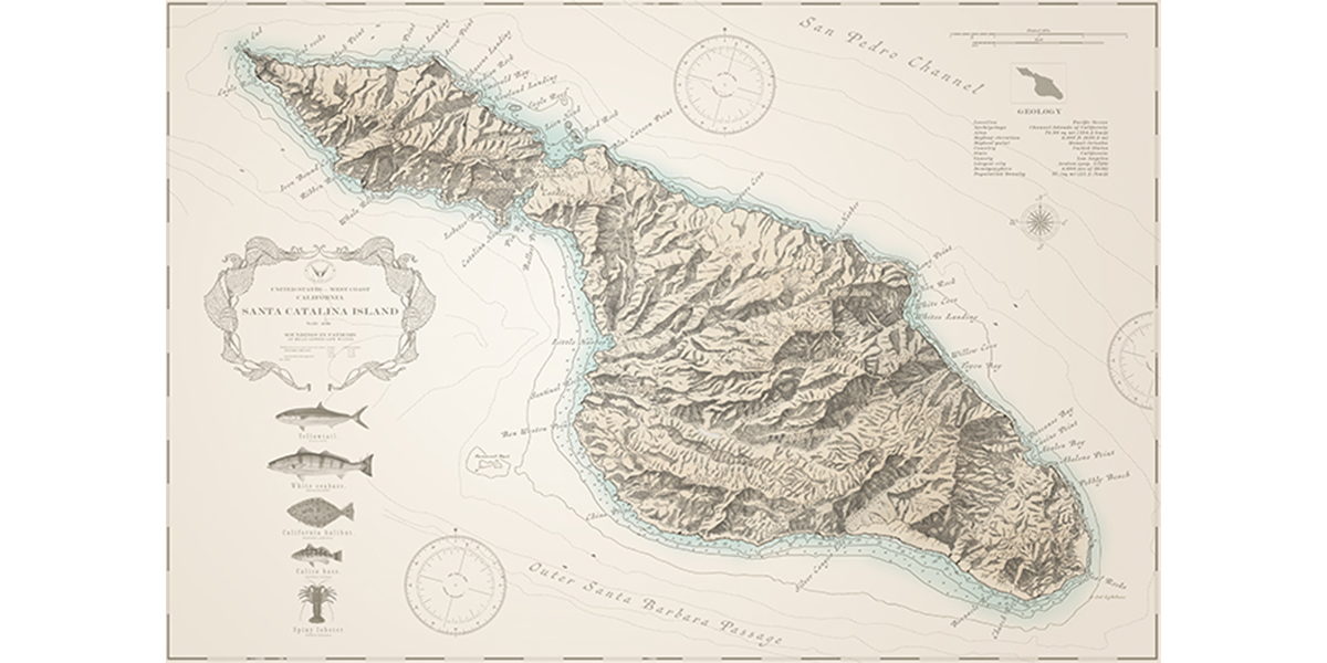 Santa Catalina Island Nautical Chart
