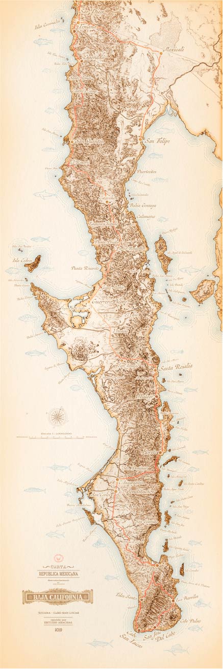 Baja! California Nautical Chart