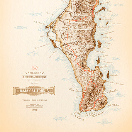 Baja! California Nautical Chart