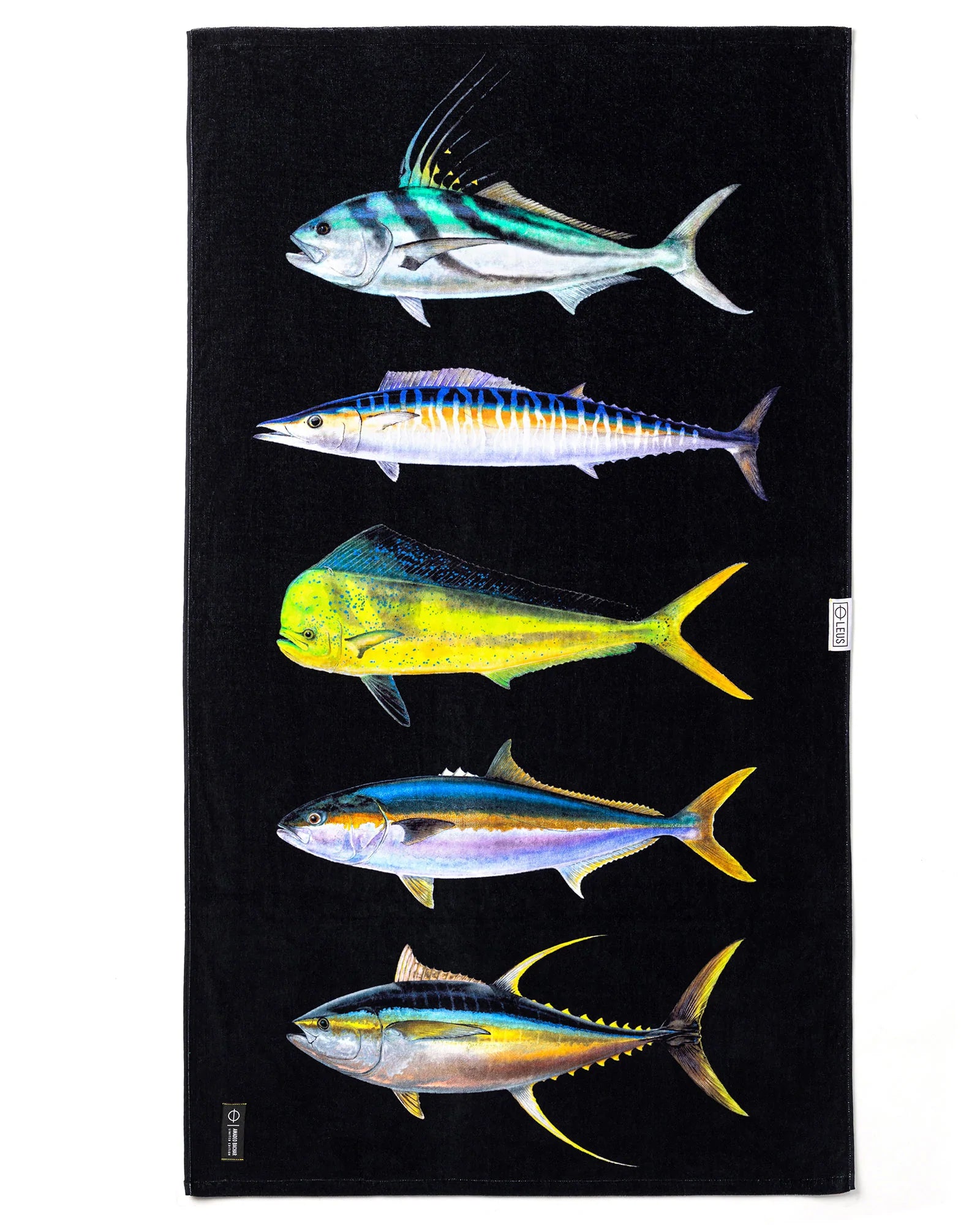 LEUS Fish stack beach eco towel